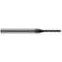 Harvey Tool 897920-C3 Square End Mill: 1/64'' Dia, 9/64'' LOC, 1/8'' Shank Dia, 2-1/2'' OAL, 3 Flutes, Solid Carbide