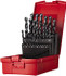 DORMER 5969738 Drill Bit Set: Jobber Length Drill Bits, 25 Pc, 118 °, High Speed Steel