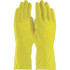 PIP 48-L140Y/S Chemical Resistant Gloves: Small, 14 mil Thick, Latex, Unsupported