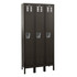 Hallowell U3288-1A-ME 3-Wide Locker: 12" Wide, 17" Deep, 78" High, Padlock