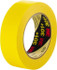 3M 7000124891 Masking Tape: 48 mm Wide, 60 yd Long, 6.3 mil Thick, Yellow