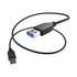 UNIRISE USA, LLC Unirise USB3-AA-10F  USB cable - USB Type A (M) to USB Type A (M) - USB 3.0 - 10 ft - black