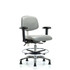 Blue Ridge Ergonomics MSC44116 Task Chair: Vinyl, Dove