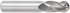 OSG 404-2188-BN08 Ball End Mill: 0.2188" Dia, 0.625" LOC, 4 Flute, Solid Carbide