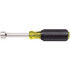 Klein Tools 630-9/16 Nut Driver: 9/16" Drive, Hollow Shaft, Cushion Grip Handle, 9-1/2" OAL