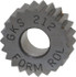 MSC GKS-212 Standard Knurl Wheel: 5/8" Dia, 90 ° Tooth Angle, 12 TPI, Straight, High Speed Steel