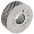 MSC KNRX230 Standard Knurl Wheel: 3/4" Dia, 90 ° Tooth Angle, 30 TPI, Diagonal, Cobalt