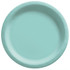 AMSCAN 69016.121  Paper Plates, 10in, Robin's Egg Blue, 20 Plates Per Pack, Case Of 4 Packs