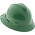 MSA 475370 Hard Hat: Impact Resistant, Full Brim, Type 1, Class E