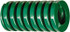 Associated Spring Raymond 303-840-D Die Spring: 2" Hole Dia, 1" Rod Dia, 10" Free Length, Green