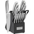 CONAIR CORPORATION Cuisinart C77SS-15PG  German Steel Cutlery Block Set, 14-5/16in x 5-7/8in, Set Of 15 Pieces