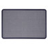 ACCO BRANDS USA, LLC 7694BE Quartet Contour Fabric Bulletin Board, 48in x 36in, Plastic Frame With Light Blue/Navy Finish