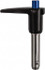 Monroe Engineering Products LBL-625500 Push-Button Quick-Release Pin: L-Handle, 5/8" Pin Dia, 5" Usable Length