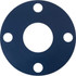 USA Industrials BULK-FG-11162 Flange Gasket: For 1" Pipe, 1-5/16" ID, 4-1/4" OD, 1/8" Thick, Silicone Rubber