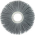 Weiler 20630 Wheel Brush: 8" Wheel Dia, Crimped