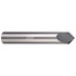 Helical Solutions 06075 Chamfer Mills; Cutter Head Diameter (Decimal Inch): 0.5000; Number Of Flutes: 2; End Type: Single; Included Centerline Angle: 45; Included Side Angle: 45; Length of Cut (Inch): 1/4; Shank Diameter (Decimal Inch): 0.5000; Shank