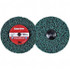 3M Deburring Disc: 4" Dia, 1/2" Hole, Extra Coarse Grade, Aluminum Oxide 7100173797