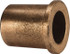 Boston Gear 35684 Flanged Sleeve Bearing: 1" ID, 1-3/8" OD, 1-3/4" OAL, Oil Impregnated Bronze