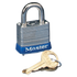 MASTER LOCK COMPANY LLC 3D Master Lock Laminated Padlock, Steel, Silver