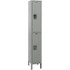 Hallowell UY1228-2HG 1-Wide Locker: 12" Wide, 78" High, Padlock