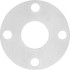 USA Industrials BULK-FG-6009 Flange Gasket: For 3-1/2" Pipe, 4" ID, 8-1/2" OD, 1/64" Thick, Aramid with Styrene-Butadiene Rubber Binder