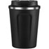 ASOBU(R) Asobu BF22BK  13-Ounce Cafe Compact Insulated Travel Mug (Black) - Flip-top Lid, Spill Proof Closure - 1 - Black - Stainless Steel - Travel, Cafe, Coffee, Hot Drink, Beverage, Cup Holder
