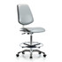 Blue Ridge Ergonomics MSC40283 Task Chair: Vinyl, Sterling