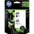 HP INC. N9H63FN#140 HP 60 Black And Tri-Color Ink Cartridges, Pack Of 2, N9H63FN