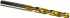 Guhring 9006510004800 Jobber Length Drill Bit: 0.48 mm Dia, 118 °, High Speed Steel