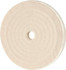 MSC 515-452 Unmounted Concentric Sewn Buffing Wheel: 8" Dia, 1" Thick, 1" Arbor Hole Dia