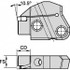 Kennametal 6079490 Right Hand Indexable Grooving Cartridge