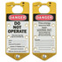 BRADY WORLDWIDE, INC. 262-65964 Labeled Lockout Hasps, 3 in W x 7 1/4 in L, Gold