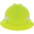 MSA A06/10061515 Hard Hat: Impact Resistant, V-Gard Slotted Cap, Type 1, Class C, 4-Point Suspension