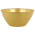 AMSCAN CO INC Amscan 438805.19  5-Quart Plastic Bowls, 11in x 6in, Gold, Set Of 5 Bowls