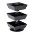 EMS MIND READER LLC TEASWIV3T-BLK Mind Reader Anchor 3-Tier/12-Compartment Tea Carousel Countertop Organizer, 11-1/2inH x 6-3/4inW x 6-3/4inD, Black