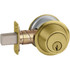 Schlage B560P 606 Deadbolts; Deadbolt Type: Deadbolt ; Lock Type: Single Cylinder ; Key Type: Schlage C ; Mount Type: Through Hole ; Material: Metal ; Minimum Door Thickness: 1.375in