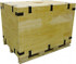 packIQ NBCL543836 Bulk Storage Container: Collapsible Wood Crate