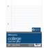 OFFICE DEPOT OD932749  Brand College-Ruled Notebook Filler Paper, 3-Hole Punched, 11in x 8 1/2in, 100 Sheets