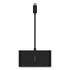 Belkin BLKAVC005BKBL Computer Cable Accessories; Accessory Type: Cables-HDMI Cables ; For Use With: USB-C Devices ; Connection Type: HDMI; Ethernet; USB-A; USB-C; VGA ; Cable Length: 4.330 ; Number Of Connections: 4 ; Housing Material: Steel