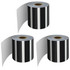 EDUCATORS RESOURCE Carson Dellosa Education CD-108476-3 Carson-Dellosa Education Rolled Straight Border, Black And White Vertical Stripes, 65' Per Roll, Pack Of 3 Rolls