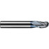 RobbJack B-300-10-A Ball End Mill: 0.3125" Dia, 0.4375" LOC, 3 Flute, Solid Carbide