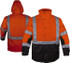 Reflective Apparel Factory 431STOB4X Size 4X-Large, ANSI 107-2010 Class 3, Black & High-Visibility Orange, Polyester