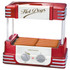 NOSTALGIA PRODUCTS GROUP LLC Nostalgia Electrics NRHDR8RR  Hot Dog Roller And Bun Warmer, 8 Hot Dog And 6 Bun Capacity, Retro Red