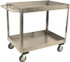 Jamco XZ236-U5 Service Utility Cart: 35" OAH, Stainless Steel, Silver