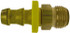 CerroBrass P-305-44 Barbed Push-On Hose Male Connector: 7/16" UN, Brass