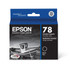 EPSON AMERICA INC. T078120-S Epson 78 Claria Black Ink Cartridge, T078120