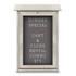 United Visual Products UVDSSM1829LB-LT Enclosed Letter Board: 18" Wide, 29" High, Fabric, Gray
