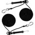 The Perfect Bungee PTDBK2PK Rope Lock Tie Down: S Hook & Galvanized Gated Hook, Non-Load Rated