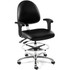 Bevco 9352MEVBLKA8IBC Task Chair: Vinyl, Adjustable Height, Black