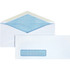 SP RICHARDS 42205 Business Source No. 10 Tinted Diagonal Seam Window Envelopes - Security - #10 - 9 1/2in Width x 4 1/8in Length - 24 lb - Gummed - Wove - 500 / Box - White